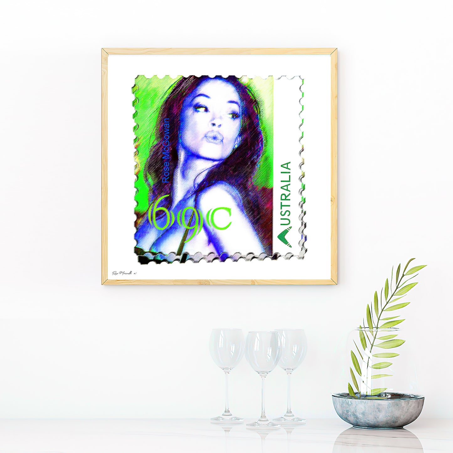 69 Cent Stamp: A Tribute to Rose McGowan